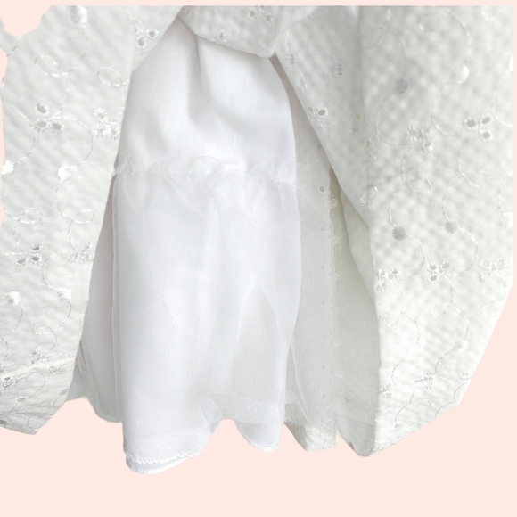 BONNIE Jean White Eyelet Dress - Picture 5 of 10